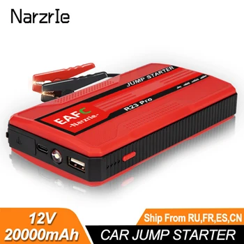 Автомобильный Аккумулятор Jump Starter 20000mAh Портативное Автоматическое Зарядное Устройство 12V Car Emergency Booster Power Bank Пусковое Устройство