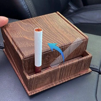 Коробка для сигарет с автоматическим отскоком, для дома, автомобиля, тонкий портсигар на 20 штук, оригинальный мундштук для сигарет