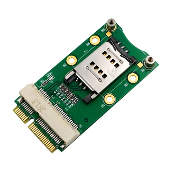Адаптер Mini PCI Express Mini PCI-E Riser Card MINI PCIE- MINI PCI E Карта расширения Слот для SIM-карты для 3G/4G WWAN LTE GPS-Карт