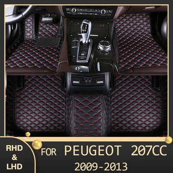Автомобильные коврики MIDOON для Peugeot 207CC 2009 2010 2011 2012 2013 Пользовательские автоматические накладки для ног.