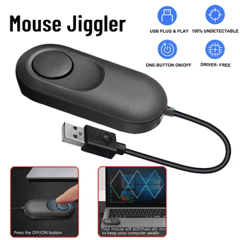 Автоматический манипулятор мышью, USB-симулятор незаметного перемещения мыши, движение мыши не дает компьютеру заснуть для ноутбука, настольного ПК
