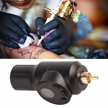 Принадлежности для татуировки Ручка для татуировки Беспроводное питание ЖК-дисплей Большой емкости Портативный стабильный карандаш для татуировки Беспроводная батарея для татуировки