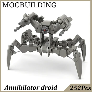 Модель дроида-аннигилятора MOC, строительные блоки, игрушки для детей, подарок на День рождения, коллекция настольного декора