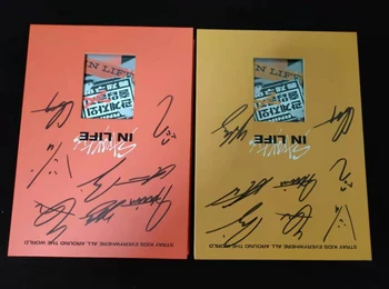 первый альбом Stray Kids С автографом от руки В ЖИЗНИ CD + фотокнига 012021