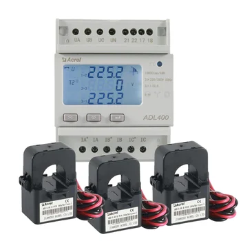 Acrel 3 Phase ADL400 Smart Power Consumption, измеритель электрических параметров, Цифровой счетчик энергии через CT 3 * 1 (6) A