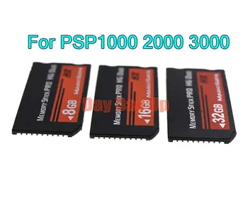 8 Шт. Для Sony PSP 1000 2000 3000 8 ГБ 16 ГБ 32 ГБ 64 ГБ HG Memory Stick MS Pro Duo С предустановленной карточной игрой полной реальной емкости HX Game