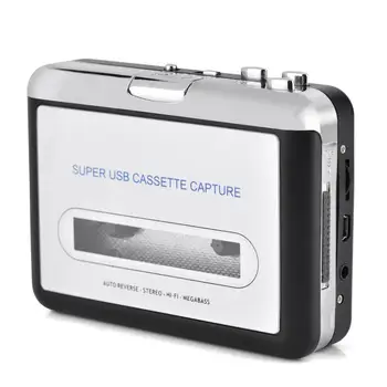 USB-Кассета Tape to PC MP3 CD Switcher Конвертер Для Записи Аудио Музыкального Плеера с Наушниками
