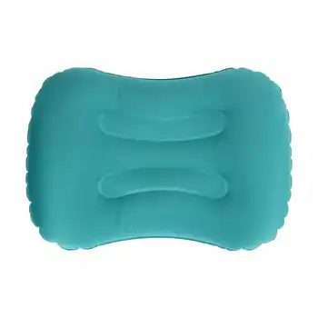 Надувной подголовник Складная Переносная подушка для альпинизма из полиэстера Многофункциональный цельный клапан с сумкой для хранения для кемпинга