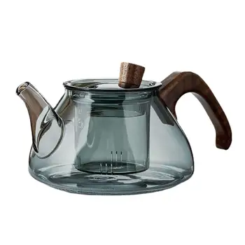 Чайник, заварочный чайник, практичный декоративный стеклянный набор для заваривания чая и рассыпного листа, набор для заваривания чая для отелей, ресторанов, чайных домиков