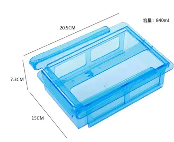 Универсальный Пластиковый R Box объемом 840 мл для хранения продуктов питания Фруктов яиц Мяса Выдвижной Ящик-органайзер для холодильника Свежий Барьерный слой