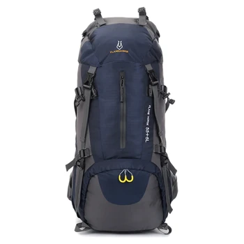 Уличный рюкзак объемом 60 л, водонепроницаемая походная сумка для кемпинга, тактический рюкзак для треккинга, альпинизма, дорожная сумка с отделением для обуви