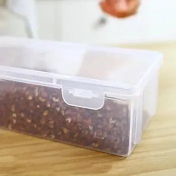 Компактная Прозрачная коробка-органайзер для продуктов большой емкости Товары для дома
