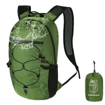 Складной рюкзак, легкий складной рюкзак, сумки для путешествий, кемпинга, спорта на открытом воздухе, рюкзак, водонепроницаемый и износостойкий