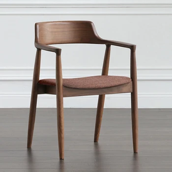 Креативный минималистичный стул Nordic Lounge С кожаной спинкой для макияжа, кресло для взрослых, Офисная мебель для дома на открытом воздухе