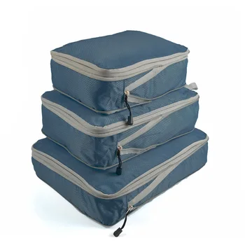 Дорожная сумка для хранения Сжимаемых упаковочных кубиков Складной Водонепроницаемый дорожный чемодан из нейлона, Переносной с сумочкой-органайзером для багажа