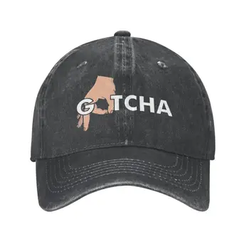 Новая персонализированная хлопковая бейсболка Gotcha, которая заставила вас выглядеть, Мужская Женская дышащая забавная игра с кругом для рук, шляпа для папы, уличная одежда