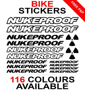 Для 1 комплекта защитных наклеек Nukeproof лист наклеек (велоспорт, mtb, bmx, шоссейный, велосипедный) для стайлинга автомобилей