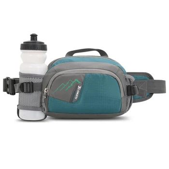 Нейлоновая сумка для хранения для бега, легкая с держателем для бутылки, поясной ремень для бега, эластичный дышащий водонепроницаемый для занятий спортом на открытом воздухе