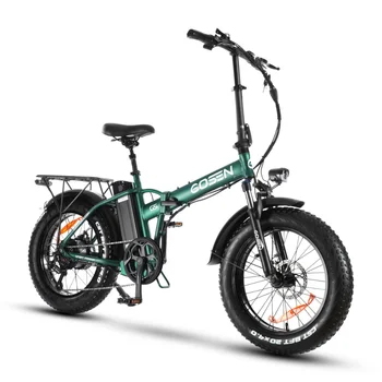 Gosen G5 All Terrain Fat Tire E-bike 750 Вт Электрический складной велосипед 48 В Ebike с задним сиденьем