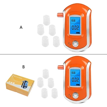 Алкотестер с ЖК-экраном, тестер дыхания на алкоголь, мини-алкотестер, детектор дыхания, ручной датчик алкоголя
