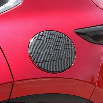 для Mazda CX-30 CX30 2020 ABS, крышка топливного бака из углеродного волокна, накладка, наклейка для защиты бензобака, Стайлинг автомобиля