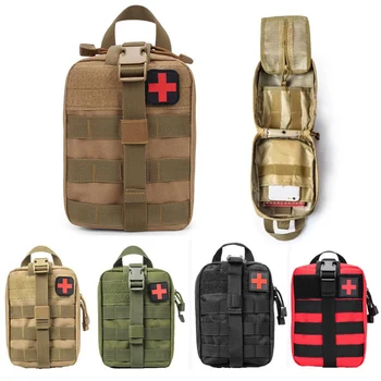 Тактические аптечки первой помощи, военная медицинская сумка Molle, армейская сумка для выживания в кемпинге, Molle EDC, сумка для инструментов, аварийная камуфляжная сумка для охоты на открытом воздухе
