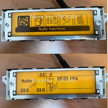 Оригинальный Автомобильный Желтый экран с поддержкой USB и Bluetooth Двухзонный воздушный Дисплей монитор для Peugeot 307 407 408 citroen C4 c5 c8 12pin
