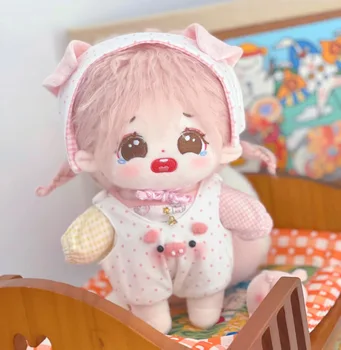 20-сантиметровая плюшевая кукла Idol с фигуркой суперзвезды, куклы с волосами, хлопковые куклы, игрушки, плюшевые игрушки для коллекции поклонников YiBo, подарок