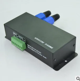 Светодиодный DMX512 RGB Контроллер DC12V-24V 3x8a DMX Декодер/контроллер 288/576 Вт Для RGB 5050 3528 Модуль Светодиодной Ленты 12 В постоянного тока