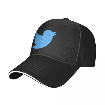 Значок логотипа Twitter в подарок для фаната Twitter, бейсбольная кепка, шляпа, женский роскошный бренд, пляжная мода, мужская одежда