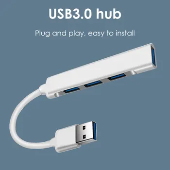 VODOOL USB HUB 3,0 Концентратор USB 3,0 Разветвитель USB3.0 Type-C Концентратор Адаптер 5 Гбит/с Мульти 4 Порта Разветвитель для Портативных Компьютерных Аксессуаров