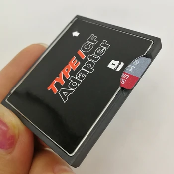 Высококачественный Адаптер для карт Micro-SD TF-CF Micro-SD SDHC SDXC в Compact Flash Type I Устройство Чтения Карт памяти Конвертер Прямая Поставка