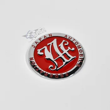 Декоративная Эмблема JAF Creative 90 мм Эмблема Японской Автомобильной Федерации Автомобильная Решетка Гриль Эмблемы Значок