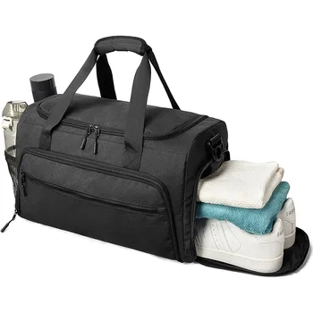 Спортивная сумка MIRACOL для мужчин и женщин, небольшая спортивная сумка для занятий фитнесом с карманом для мокрой одежды и отделением для обуви, водонепроницаемая