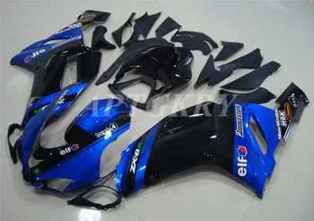 Новый Комплект обтекателя мотоцикла из АБС-пластика, Пригодный для Kawasaki Ninja ZX6R 636 ZX-6R 2007 2008 07 08 Кузов Черный Синий