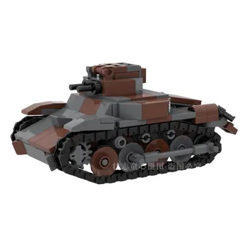 272шт Танк Меха Боевые действия Сборка модели солдата Строительные блоки из мелких частиц Развивающие Игрушки для детей Brick MOC