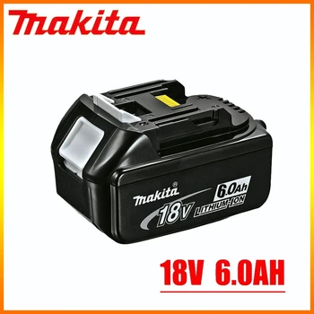 18V 6.0Ah Makita Со светодиодной литий-ионной заменой LXT BL1860B BL1860 BL1850 100% оригинальная аккумуляторная батарея электроинструмента Makita