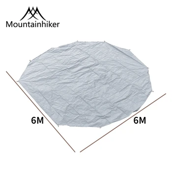 2022 Новая Версия Mountainhiker PE Водонепроницаемая И Влагостойкая Площадь 600*600 см Высококачественный Напольный лист Пирамиды Юрты