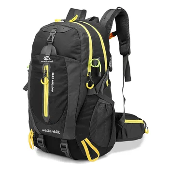 Уличная спортивная сумка 40Л, водонепроницаемый альпинистский рюкзак для кемпинга, походов, пакет для бездорожья, женская походная сумка для мужчин, рюкзак