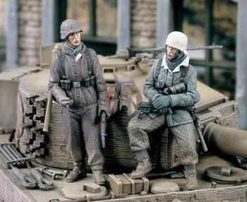 Неокрашенный комплект 1/35 Tank Riders I Tank Desant, фигурка солдата, историческая фигура, комплект из смолы