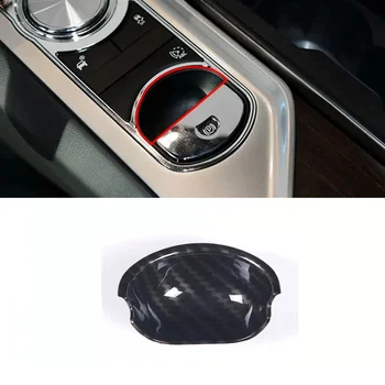 Для Jaguar XF XJ 2008-2019 ABS Углеродное Волокно Автомобильный Электронный Ручной Тормоз Против царапин Базовая Крышка Наклейка Аксессуары Для Интерьера