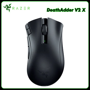 Двухрежимная игровая мышь Razer DeathAdder V2 X HyperSpeed, оптический сенсор 5G, 14000 точек на дюйм, 7 программируемых кнопок