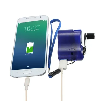 USB-зарядное устройство для телефона с ручным приводом, аварийный генератор для походов на открытом воздухе, портативное аварийное зарядное устройство для телефона