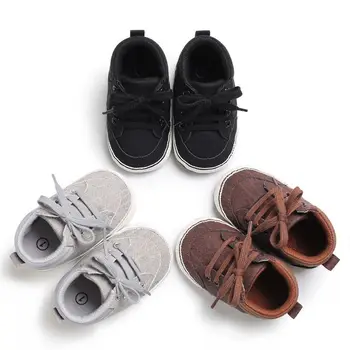 Citgeett, однотонная обувь для малышей, мягкая подошва, кожаная противоскользящая обувь для мальчиков и девочек, удобная обувь