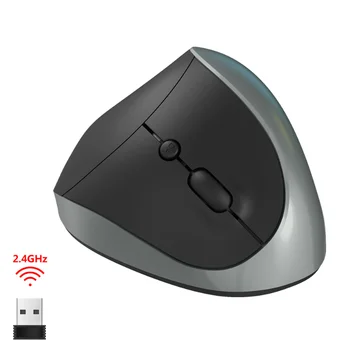 Новая Мышь Стереоскопическая Защита Запястья Компьютерная Игровая Мышь 2,4 ГГц Беспроводная Вертикальная Мышь Эргономичная МЫШЬ 2400DPI Офисная Защита