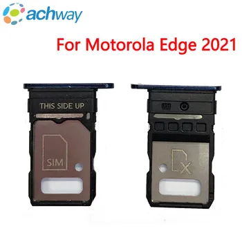 Держатель лотка для sim-карты для Motorola Edge 2021 Держатель слота для лотка для карт Adaptet Запасные части для Moto Edge 2021 Держатель лотка для sim-карты