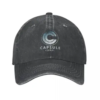 Capsule Corp. темная кепка, ковбойская шляпа, солнцезащитная шляпа большого размера, мужская бейсболка, женская кепка
