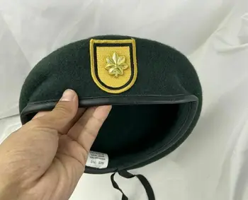 ВСЕ РАЗМЕРЫ 1-я группа специального назначения Армии США, ЧЕРНОВАТО-зеленый берет, Военная шляпа ранга Майора, Реконструкция устройства