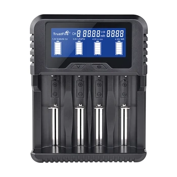 TrustFire TR-020 4-Канальное Зарядное устройство USB Type C 3.0 для литий-ионных/IMR / INR /ICR / NiMH /NiCd аккумуляторов