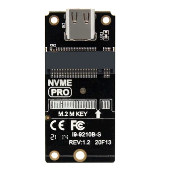для.2 Адаптера корпуса NVME/NGFF к USB 3.1 Type-C С поддержкой M2 SSD 2230/42/60/ G32B